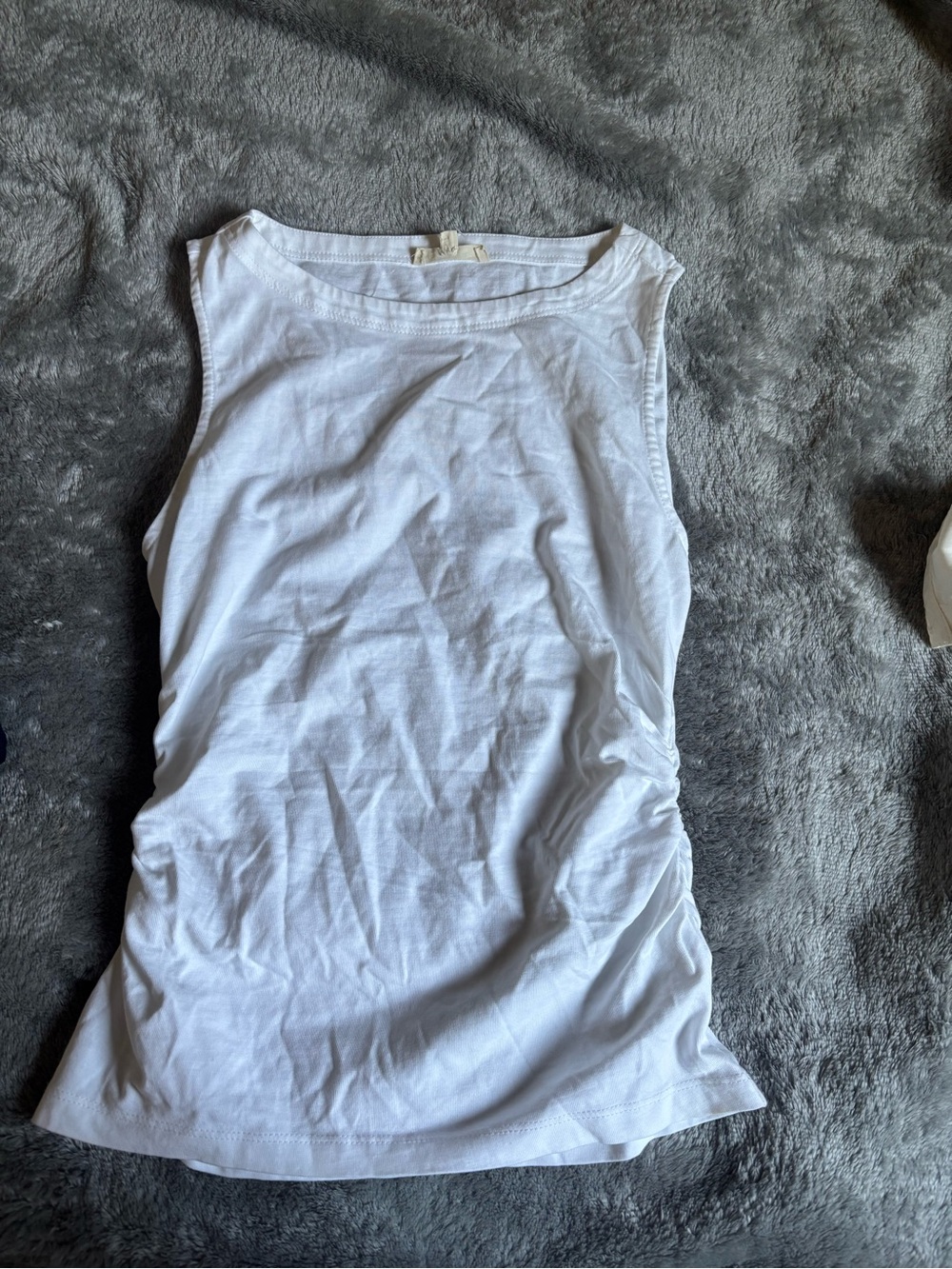 Madewell White Sleeveless Crewneck Tank - Women